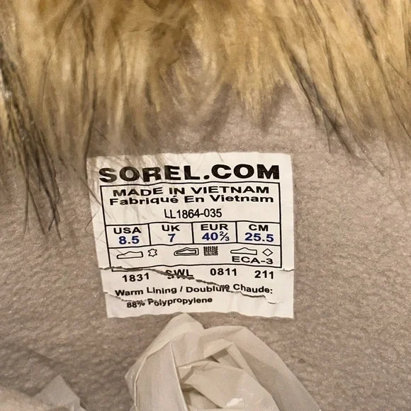 Sorel snow boots size 8.5 - Picture 8 of 8